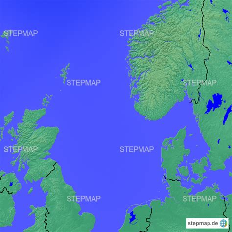 Stepmap Nordsee Landkarte Für Deutschland