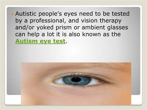 Ppt What Is An Autism Eye Test And What It Is Done Ppt Powerpoint