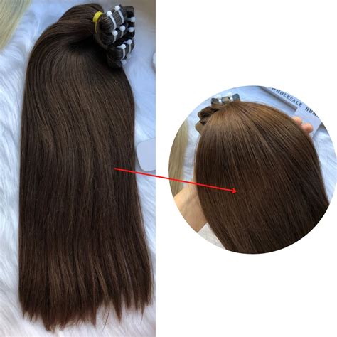 Tape Hair Made From Natural Hair Extensions Discounted Price From