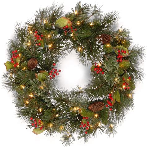 New Arrival 24 Inches Christmas Wreath Decorated With Pine Cones