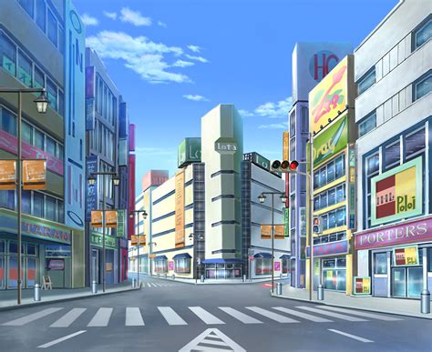 City Anime Scenery Background Anime City Anime Scenery