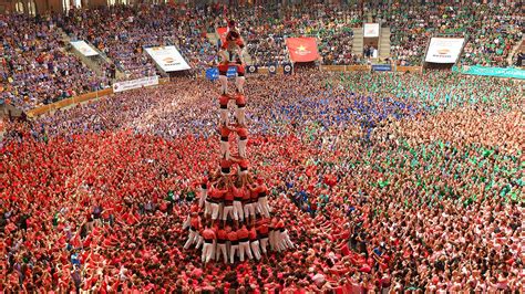 La Torre Humana Más Alta Está En Tarragona Infobae