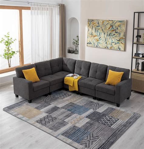 Latitude Run Modular L Shaped Sofa Corner Sectional Wayfair