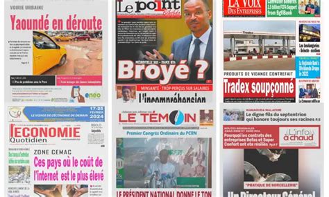 Cameroun La Revue De Presse Du Jeudi 16 Novembre 2023 Cameroun ACTU