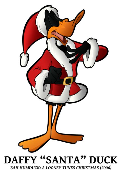 25 Looney Of Christmas Daffy Santa Duck By Boscoloandrea On