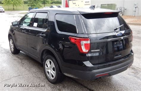 2017 Ford Explorer Police Interceptor Suv In Leawood Ks Item Ds1333 Sold Purple Wave