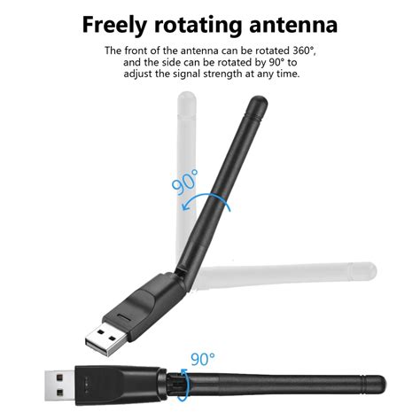 150mbps Mt7601 Wireless Network Card Mini Usb Wifi Adapter Lan Wi Fi Receiver Dongle Antenna 802