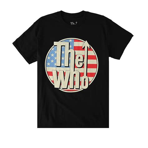 American Flag Logo T Shirt The Who Official Store