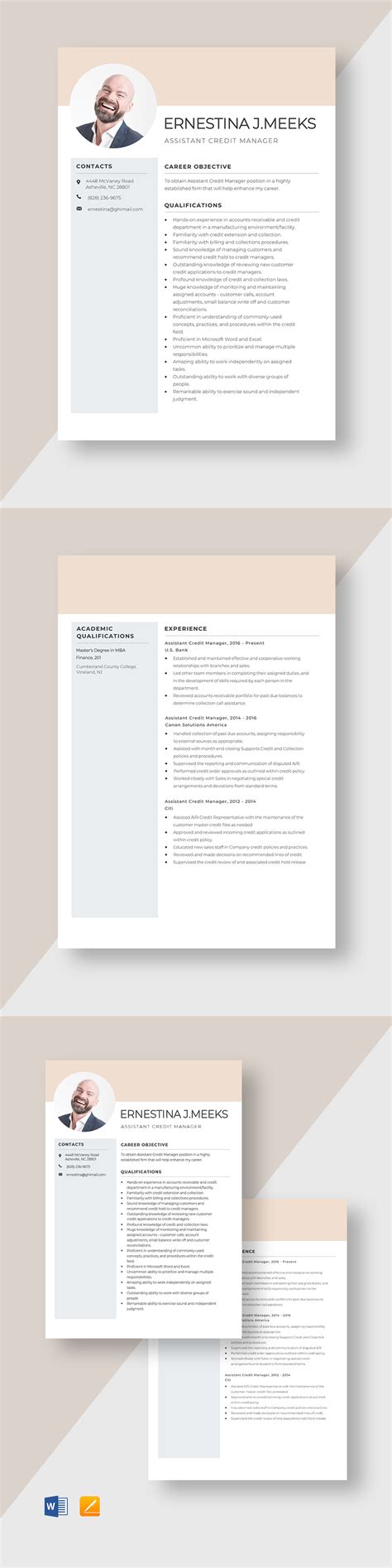 Assistant Manager Resume Template Prntbl Concejomunicipaldechinu Gov Co