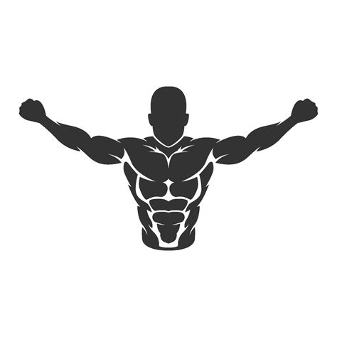 Bodybuilder logo icon 34960291 Vector Art at Vecteezy