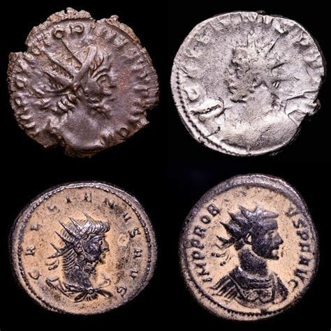 Romeinse Rijk Gallienus 2 Victorinus Probus Lot Comprising Four