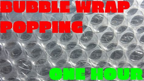 Bubble Wrap Popping 😊 1 Hour Sound For Relaxation Youtube