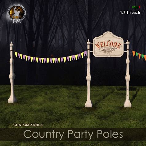 Fandm Country Party Poles Love To Decorate