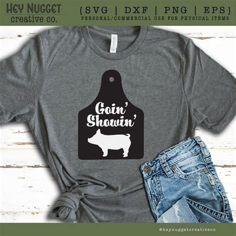 Goin Showin Svg Stock Show Svg Stock Show Pig Shirt Stock Show Pig