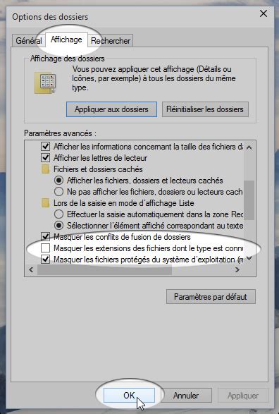 Windows Comment Afficher Ou Masquer Les Extensions Des Fichiers