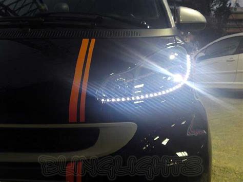 Smart Fortwo Led Drl Light Strips Day Time Running Lamps Kit For 2