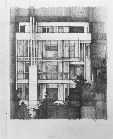 Quick sketch of Douglas House, Richard Meier [misc] : architecture