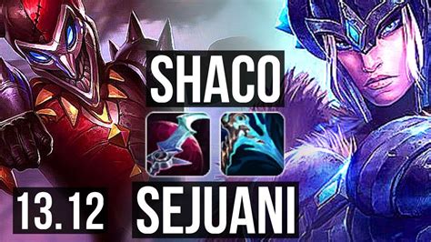 Shaco Vs Sejuani Jng Rank Shaco M Mastery Games