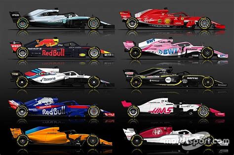 Estos Son Los Equipos F1 2018