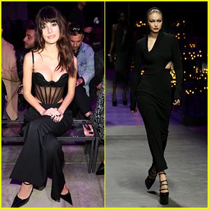 Leonardo DiCaprios Ex Camila Morrone Sits Front Row At Versace Show