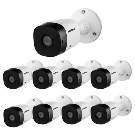 Kit 9x Cameras Bullet Vhl 1120 B 3 6mm Intelbras Câmera de Segurança