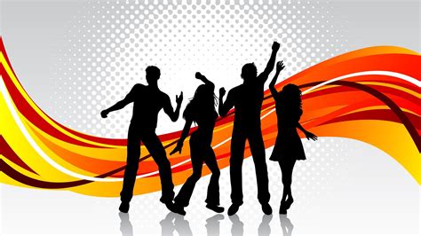 Entertainment Vector Art People Dancing Hd Wallpaper Other