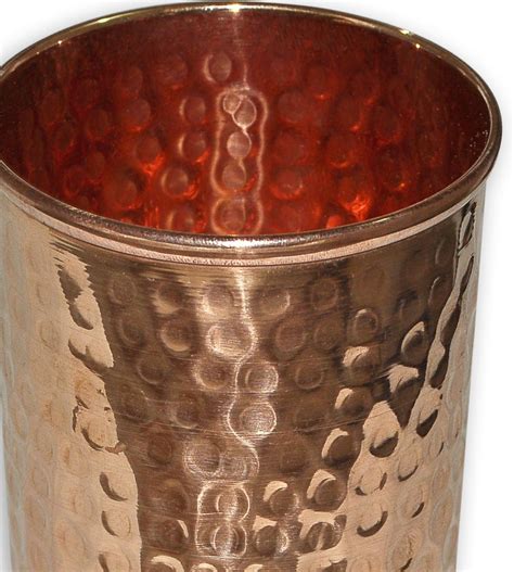 OSNICA Vaso martillado de cobre puro para sanar productos ayurvédicos