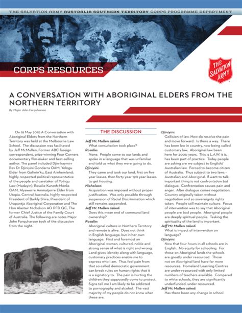 Pdf The Salvation Army Southern Territory