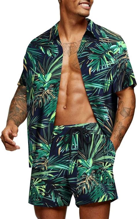 Coofandy Men S Hawaiian Matching Set Review Hawaii Activities And Tours