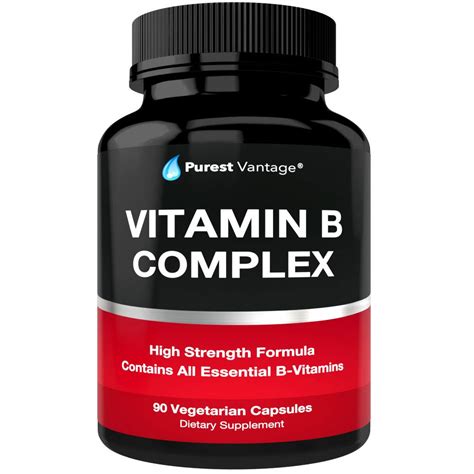 Super B Complex Vitamins For Energy Stress Immunity Vegetarian