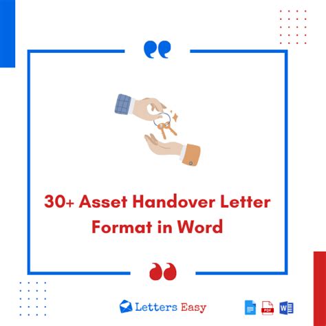 30 Asset Handover Letter Format In Word Free Download Letters Easy