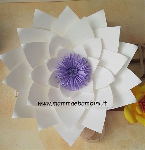 Video Come Realizzare Fiori Giganti Mamma E Bambini