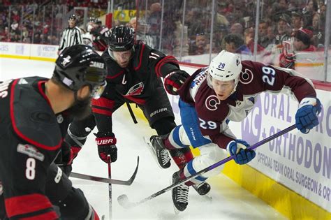 Artturi Lehkonen lifts Avalanche over Hurricanes in overtime