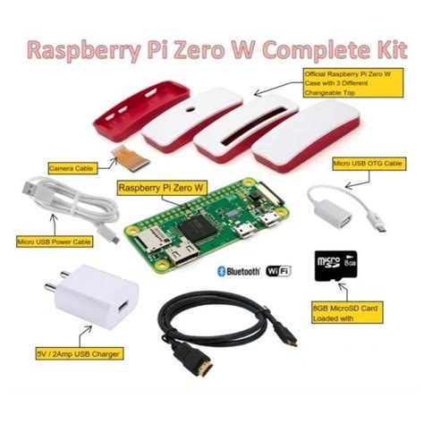 Raspberry Pi Zero W Wireless Starter Kit