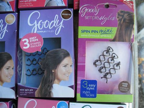 Goody Simple Styles Mini Spin Pins Bun Spiral Updo Hair Accessory Pin