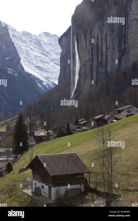 Lauterbrunnen Village Oberland Immagini E Fotografie Stock Ad Alta