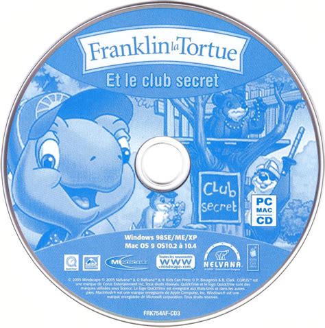 Franklin La Tortue Best Of Coffret Jeux Windows Box Cover Art