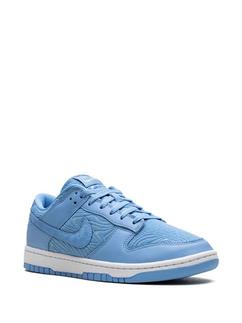 Nike Dunk Low Prm Topography University Blue Sneakers Blue Farfetch