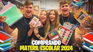 COMPRANDO O MATERIAL ESCOLAR 2024 completo Irmãos Sc Doovi