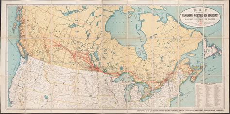 Canadian Northern Railway Map