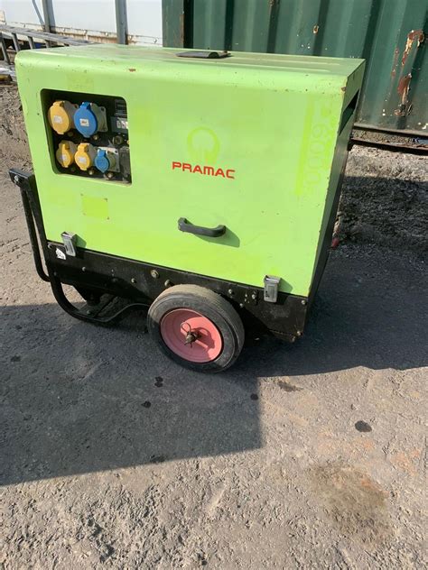 Pramac P6000s 2012 Model 6kva Silent Diesel Generator 1048 Hours 110