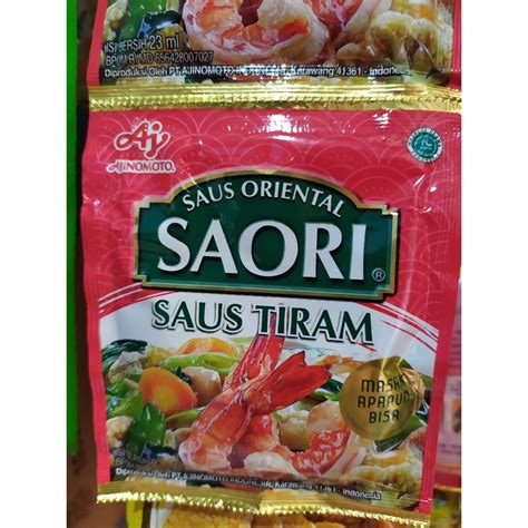 Jual Ajinomoto Saori Saus Tiram Sachet Gram Shopee Indonesia