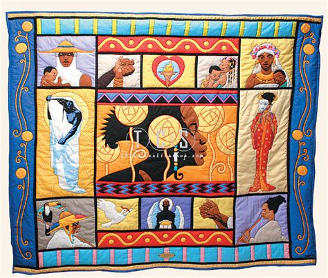 Ebony Visions The Threads That Bind Quilt by Thomas Blackshear