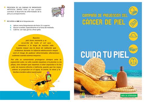 Comienza la séptima campaña de prevención del cáncer de piel que se