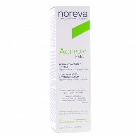 NOREVA Actipur Peel Sérum Concentré Intensif 30 ml Parapharmacie