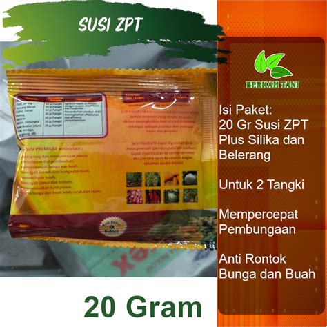 Jual Susi Zpt Gram Booster Umbi Dan Booster Buah Shopee Indonesia