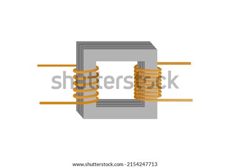 Simple Design Electric Transformer Stock Vector (Royalty Free ...