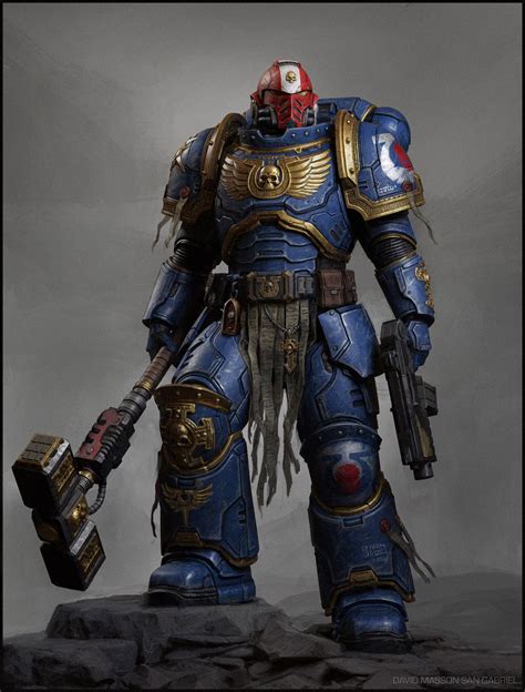 Artstation Warhammer 40k Ultramarine