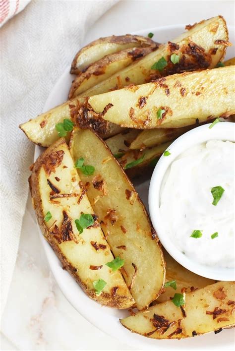 Crispy Baked Potato Wedges Recipe Savvy Saving Couple