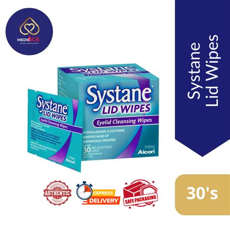 Systane Lid Wipes Eyelid Cleansing Wipes 30 S Exp 12 2025 Lazada